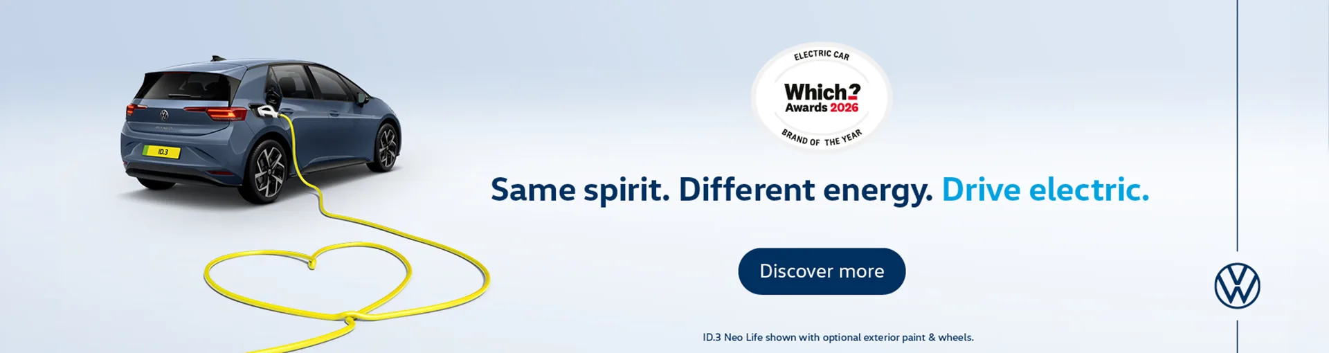Same Spirit. Different Energy. Drive Electric