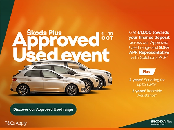 Skoda Approved Used car Banner 02