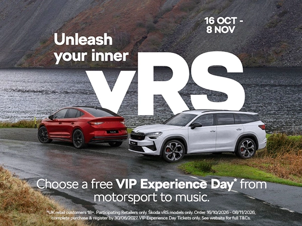 Skoda VRS Event - 16th Oct to 8 Nov