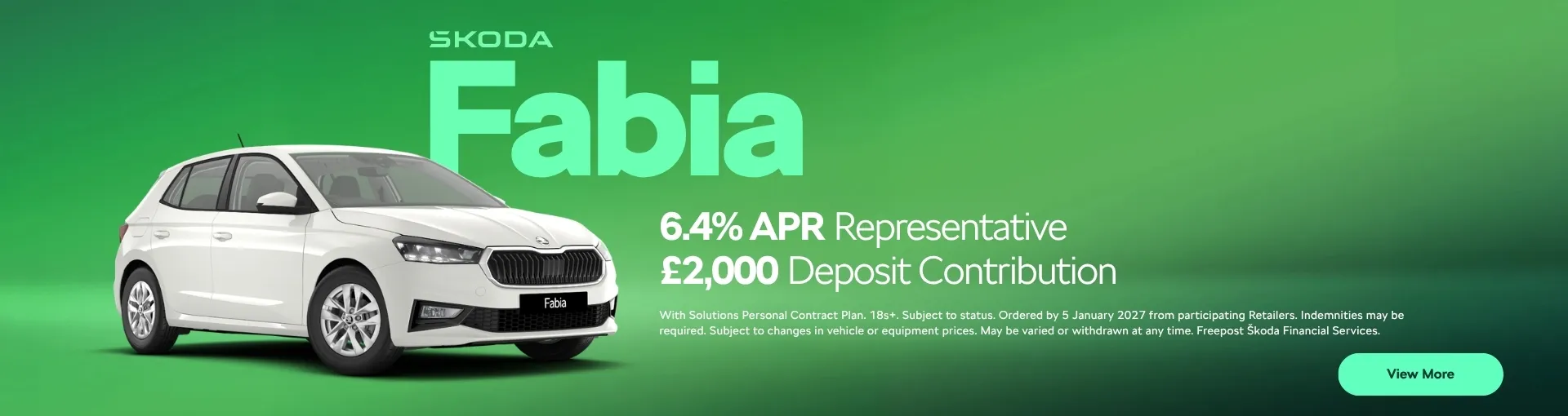 Fabia offer - brand home