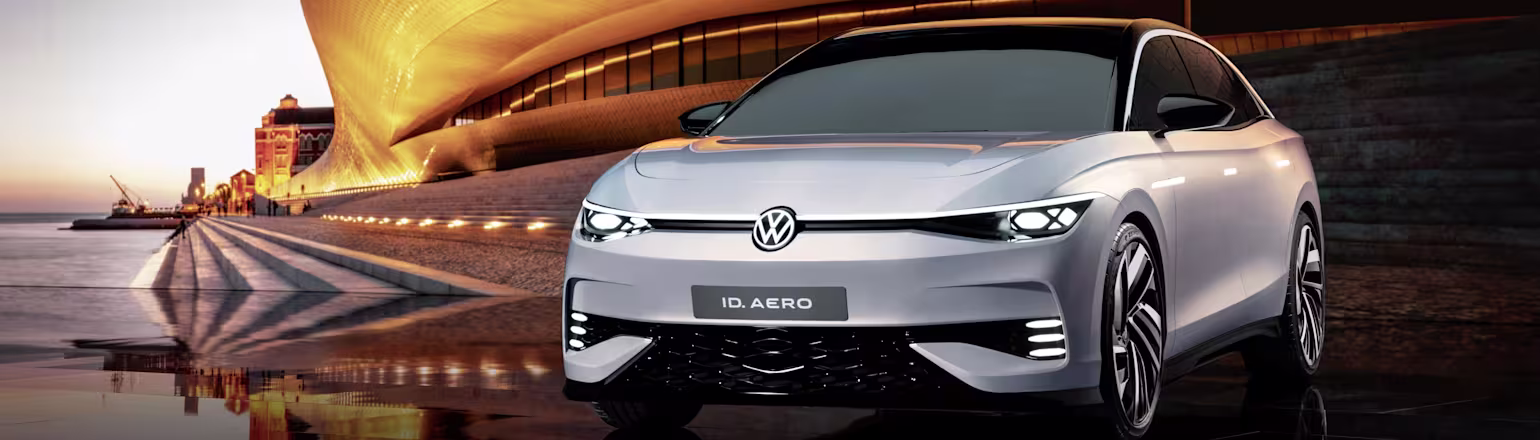 Volkswagen’s first fully-electric sedan world premiere of the ID. AERO
