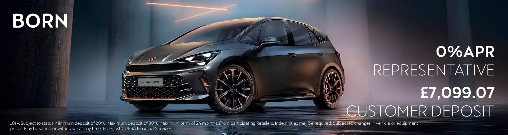 New CUPRA Born 2026 Solutions PCP Offer