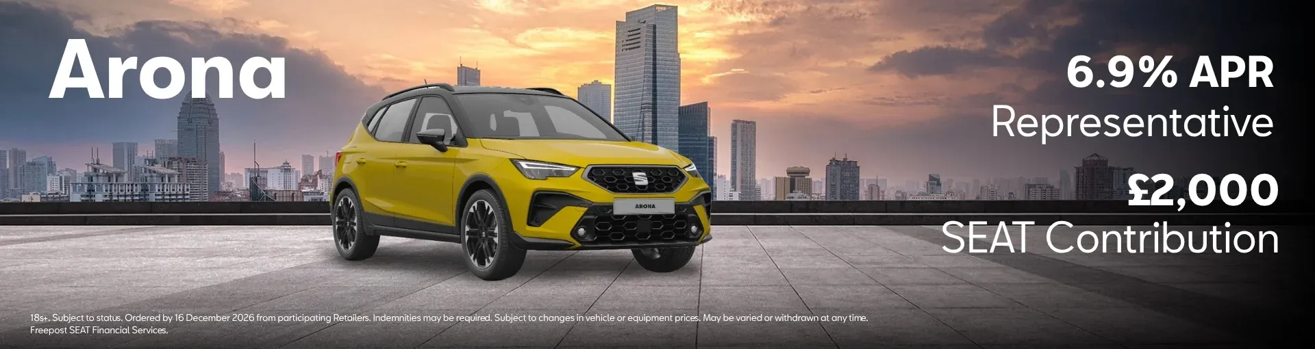 new car offers banner